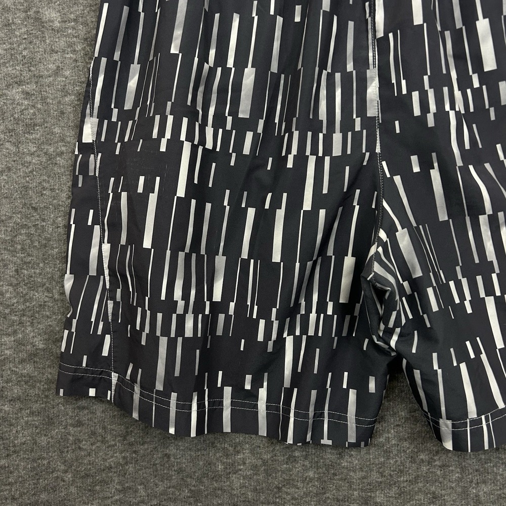 Under Armour Shorts Mens Large Geometric Gray Heatgear Gym Workout Lined 7" READ - Picture 7 of 16